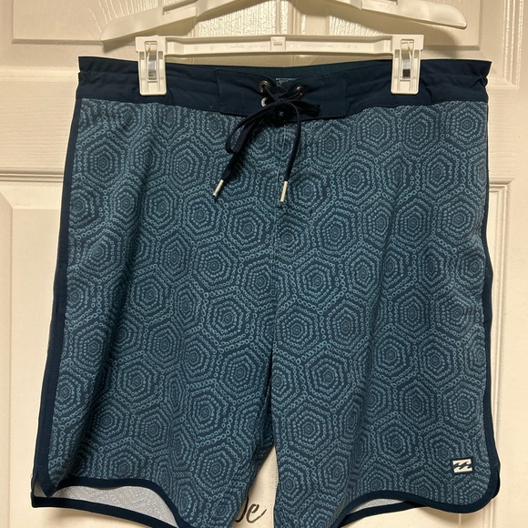 billabong Men’s Blue Swin Shorts Size 32 - Picture 2 of 10